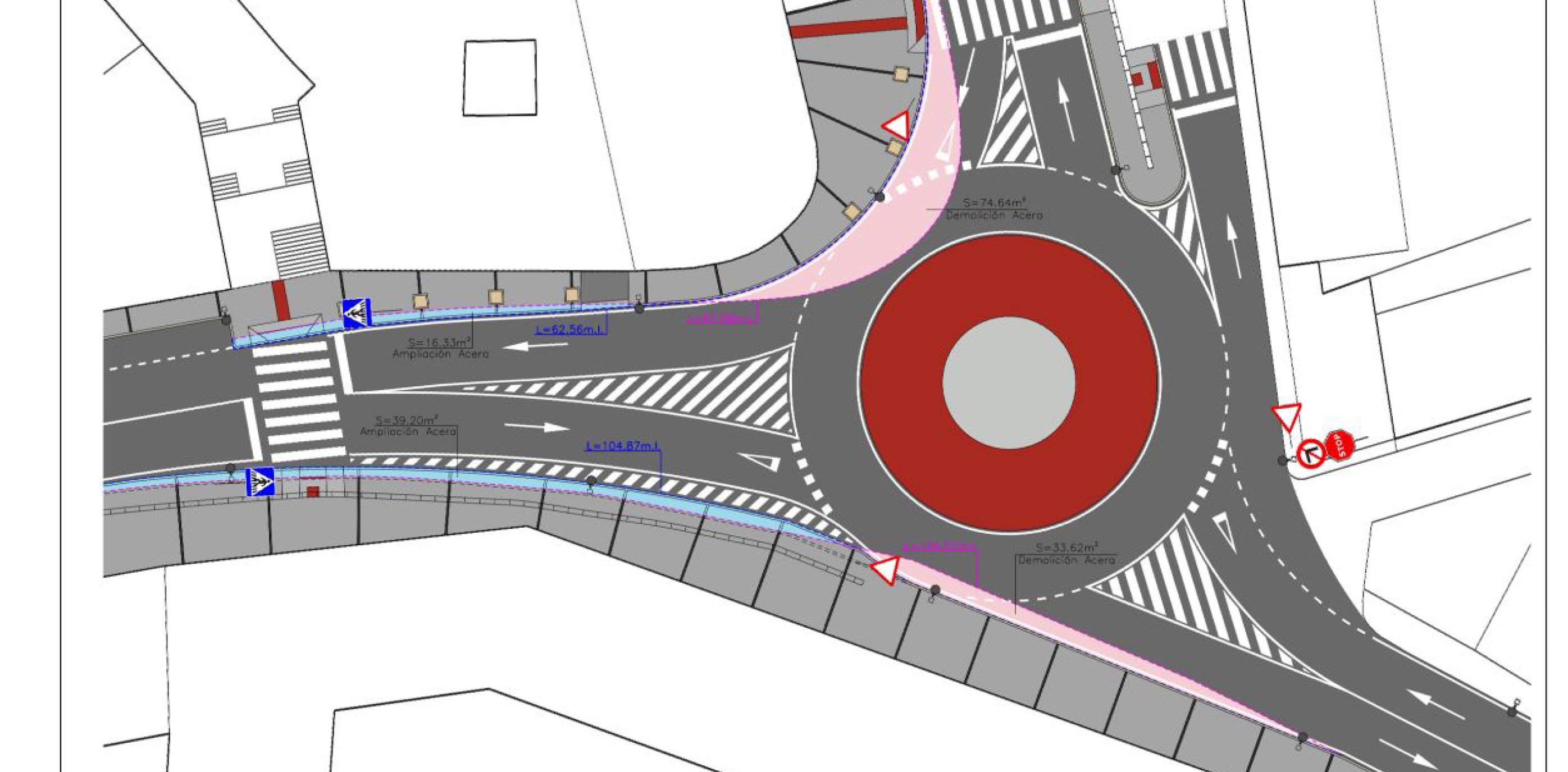 Finalizan las obras de reconexión de la tubería principal entre depósitos y la urbanización de la calle Santo Tomé con la carretera de Logroño